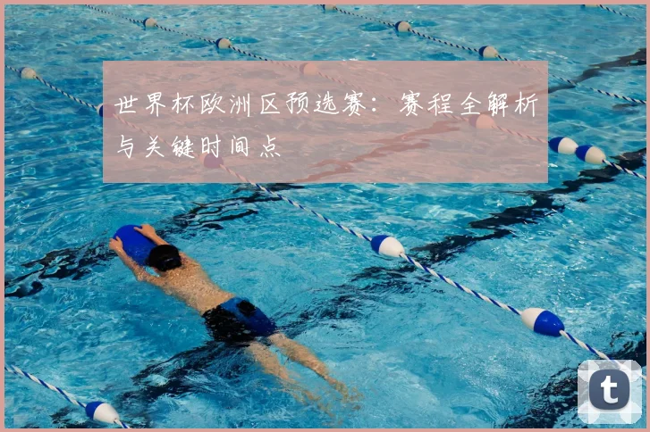 世界杯欧洲区预选赛:赛程全解析与关键时间点